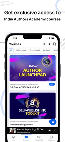 India Authors Academy iPhone screenshot
