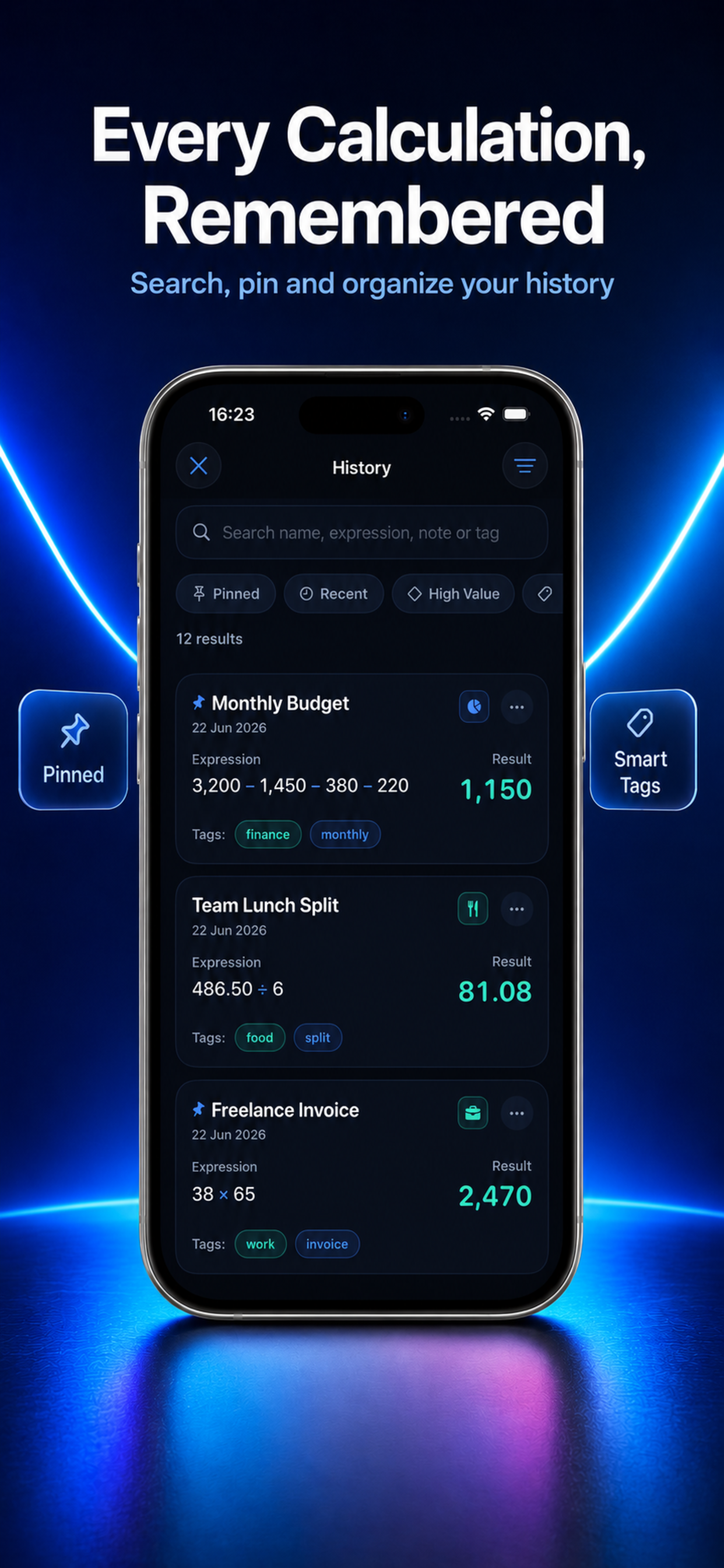 iCalculator: Widget & History screenshot 3