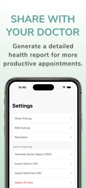 GutLog: Poop Tracker, IBS Log screenshot 4