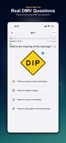 VA DMV Prep Screenshot 2 of 10