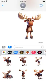 How to cancel & delete sad moose stickers 1
