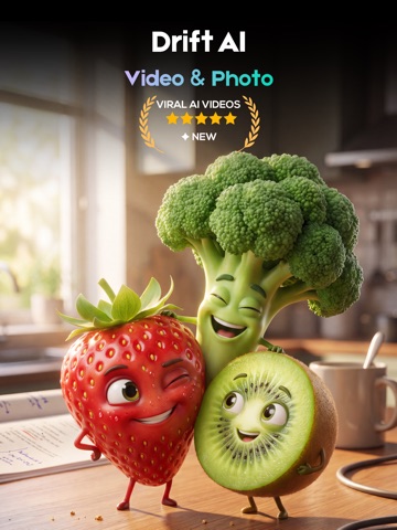 Drift: AI Photo & Video Maker iPad screenshot