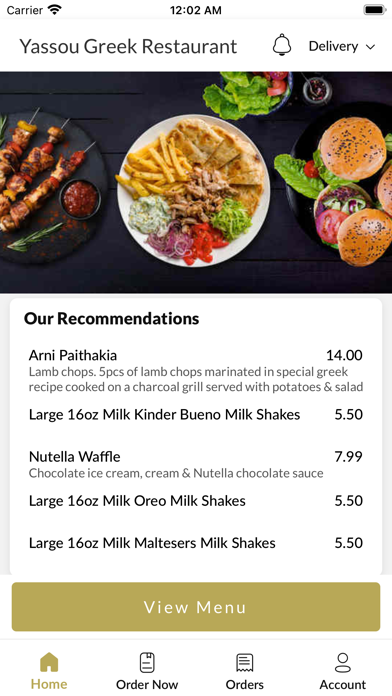 Yassou Greek Restaurant Screenshot