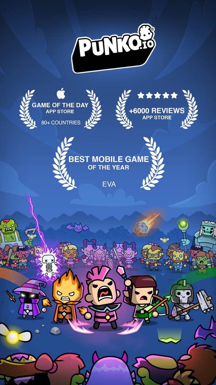 Punko.io: Roguelike TD iOS Mod IPA screenshot 1 - iOS game interface