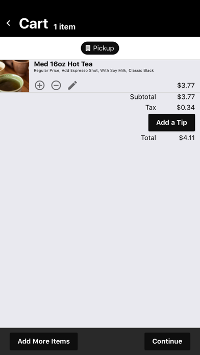 White Heron Tea & Coffee Screenshot