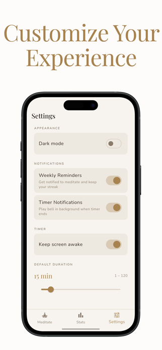 Stillness - Meditation Timer Screenshot 4 of 6