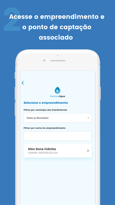 Declara Água Screenshot