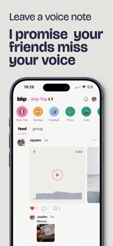 Blip: Private Friends Feed Screenshot 3 of 4