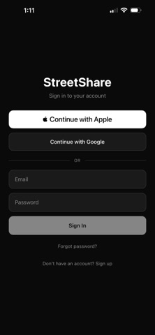 StreetShare screenshot