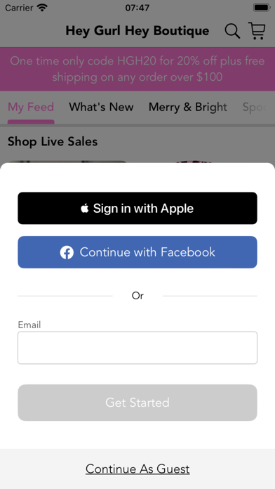 Hey Gurl Hey Boutique Screenshot 1 - AppWisp.com Hey Gurl Hey Boutique Screenshot 1 - AppWisp.com