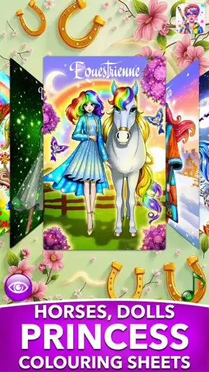 PONY Coloring Pages for Girls screenshot 6