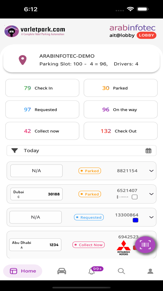 #4. Varlet Parking (iOS) 由: Sreechand Sreekumar