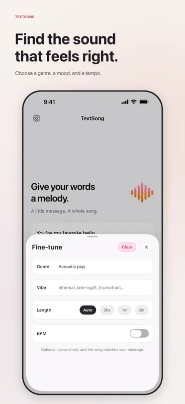 TextSong – Say It With a Song screenshot 6 of 7