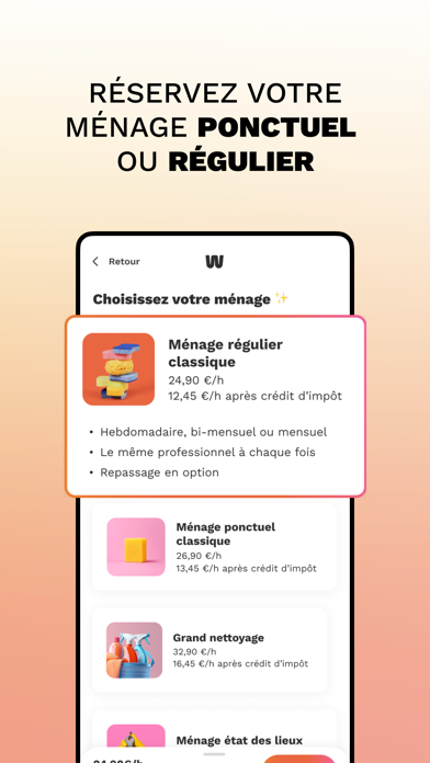 Screenshot #3 pour Ménage et bien-être - Wecasa