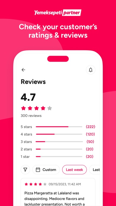 Yemeksepeti Partner Screenshot