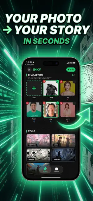 INKY: AI Manga, Comic & Anime screenshot 4