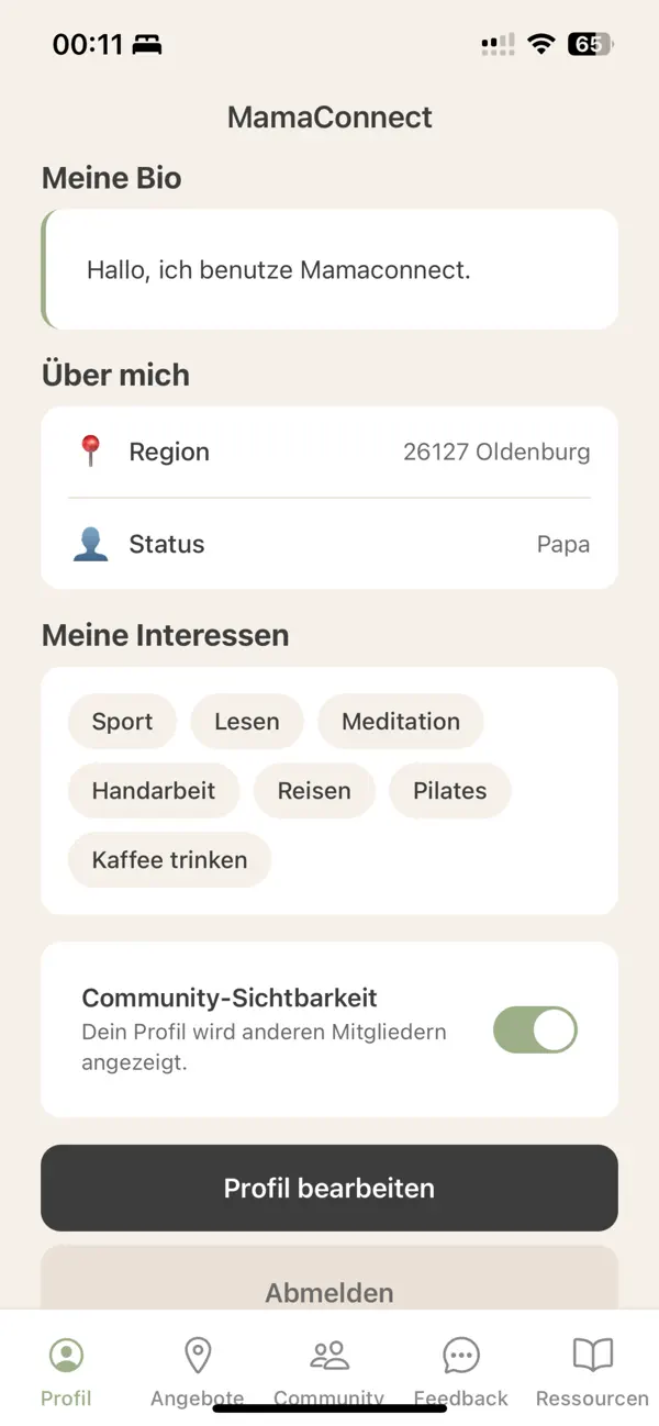 #4. MamaConnect (iOS) Által: Bennett Mahn