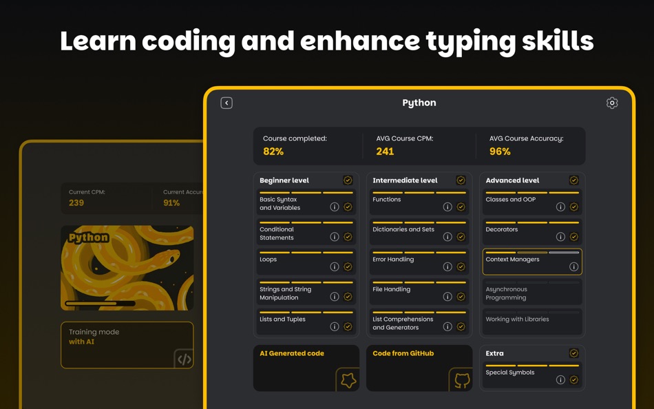 #2. Typing for Developers - Tutor (macOS) 게시자: Proapptive Solutions, LLC