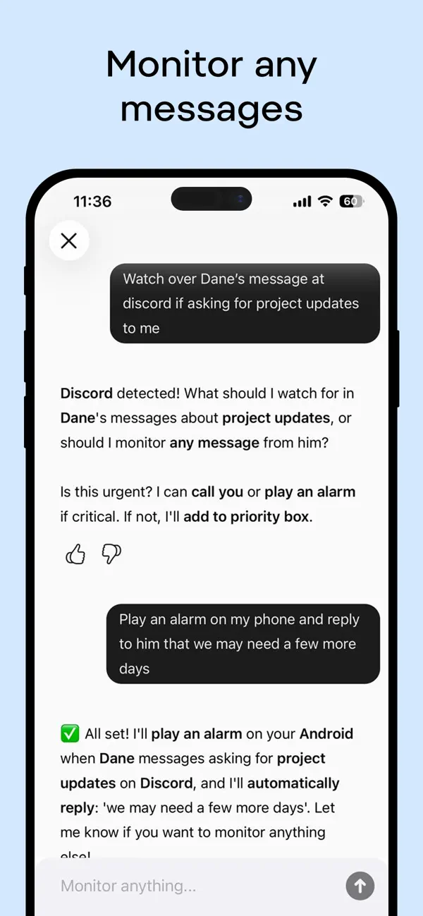 Screenshot #2 pour OLL.E - AI Watchman