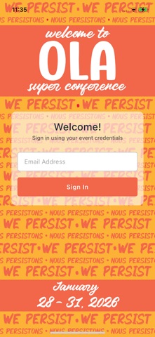 OLA Super Conference 2026 iPhone screenshot