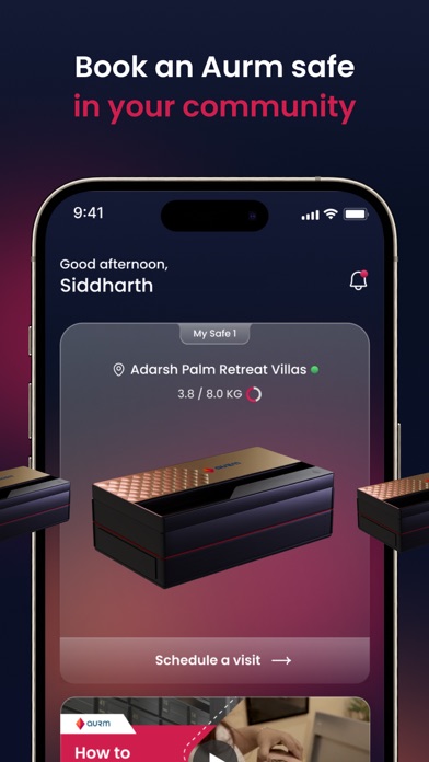 Aurm: Bank Lockers Redefined Screenshot