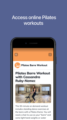 PHI Pilates Connect screenshot 2