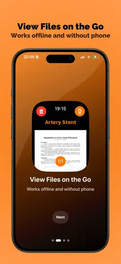 Captura de pantalla de Archivo PDF Watch - HandyFiles en iPhone 3