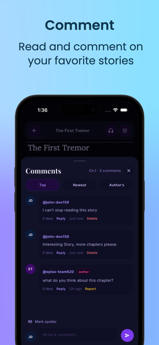Episo - Read & Write Stories Screenshot 6 of 8