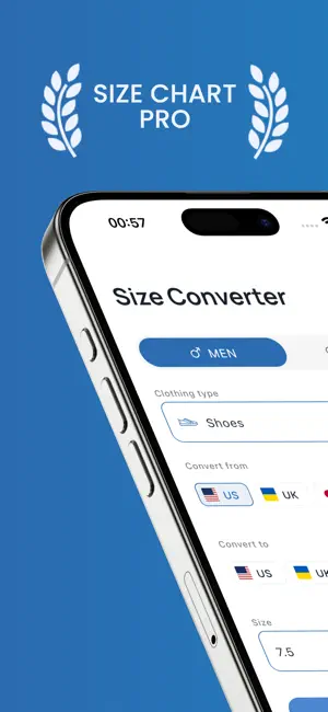 Size Chart Pro screenshot 1