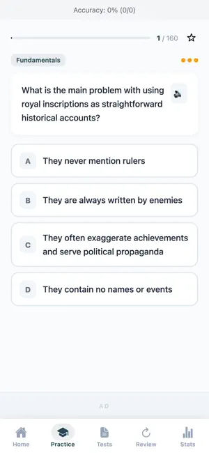 Ancient History Facts Quiz screenshot 2