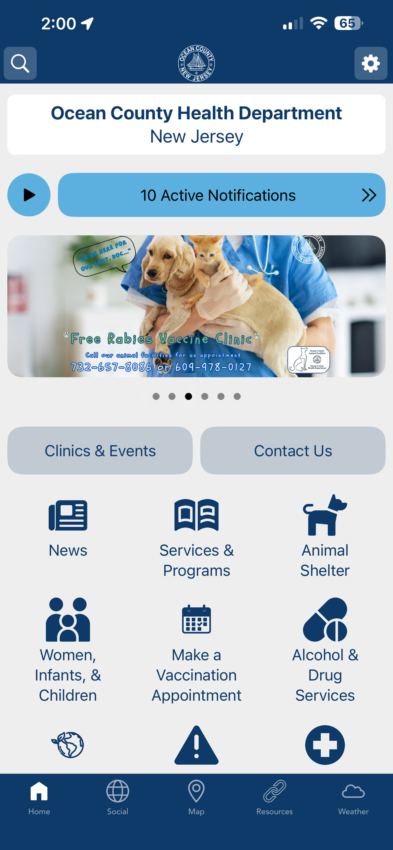 Ocean County Health Department