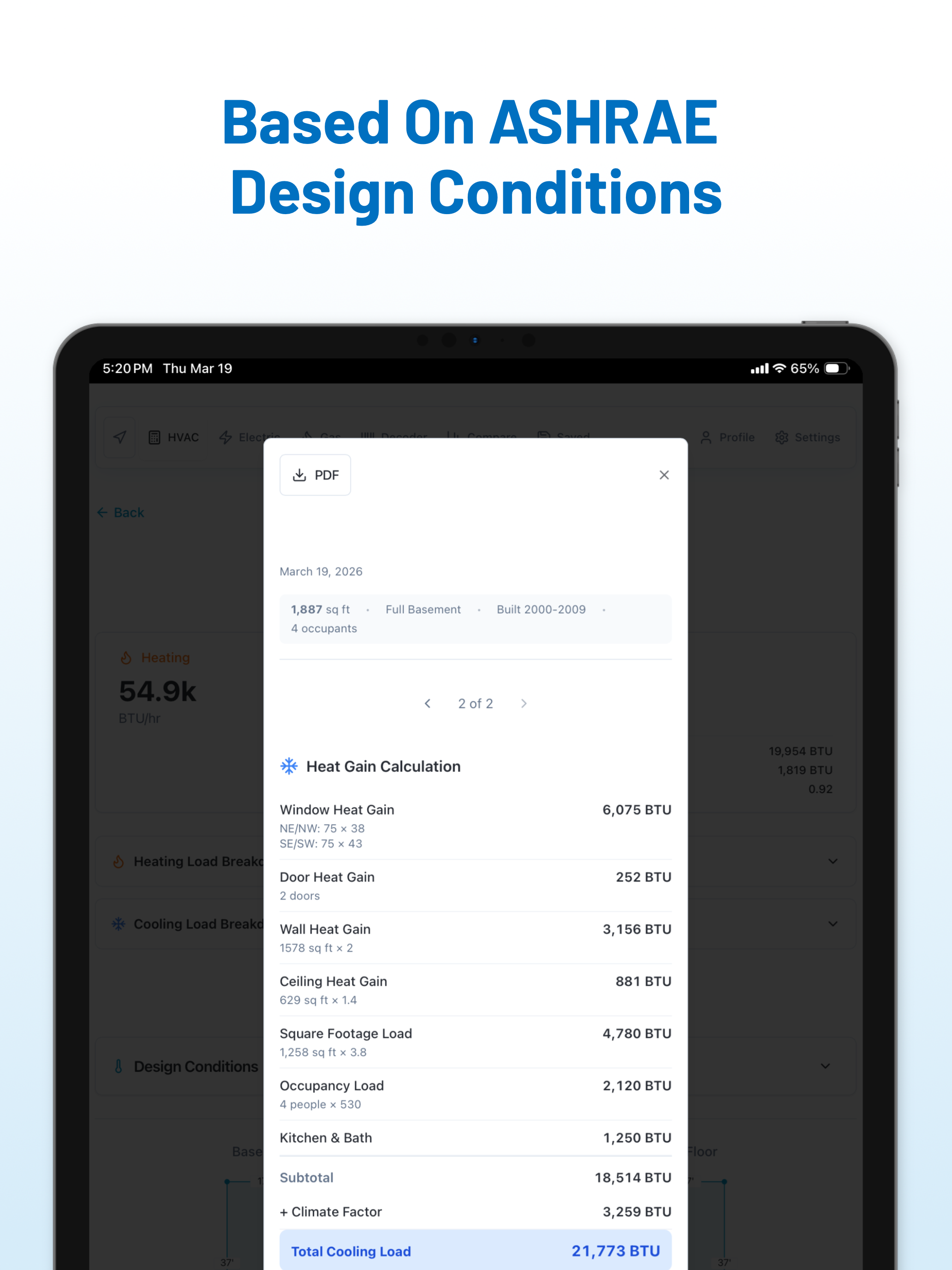 HVAC Calculator Load Pro screenshot 13