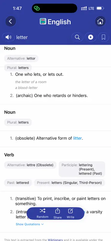 English Dictionary - Offline screenshot 3 of 5