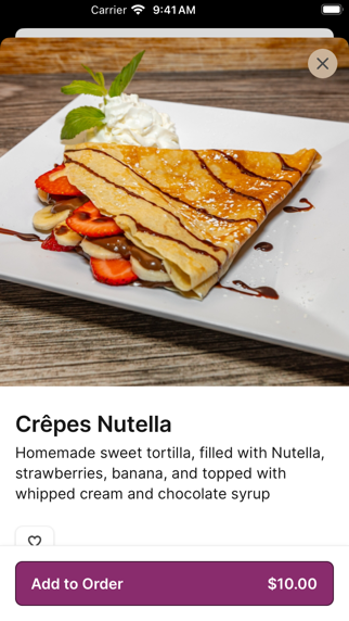 App screenshot