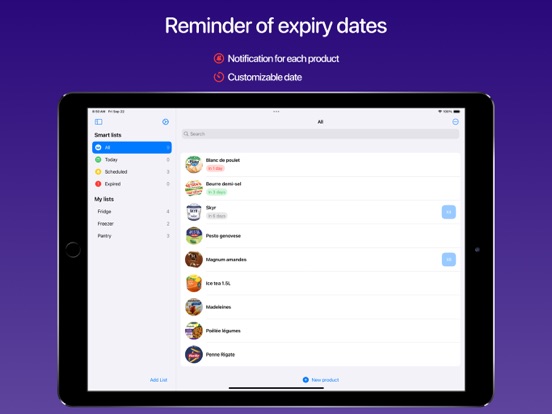 Screenshot #5 pour Inventaire cuisine FridgeBuddy