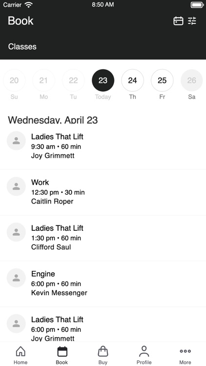 The 200 Strong Booking App