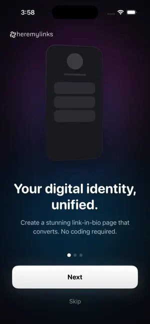 HereMyLinksApp screenshot 1