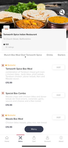Tamworth Spice Restaurant screenshot