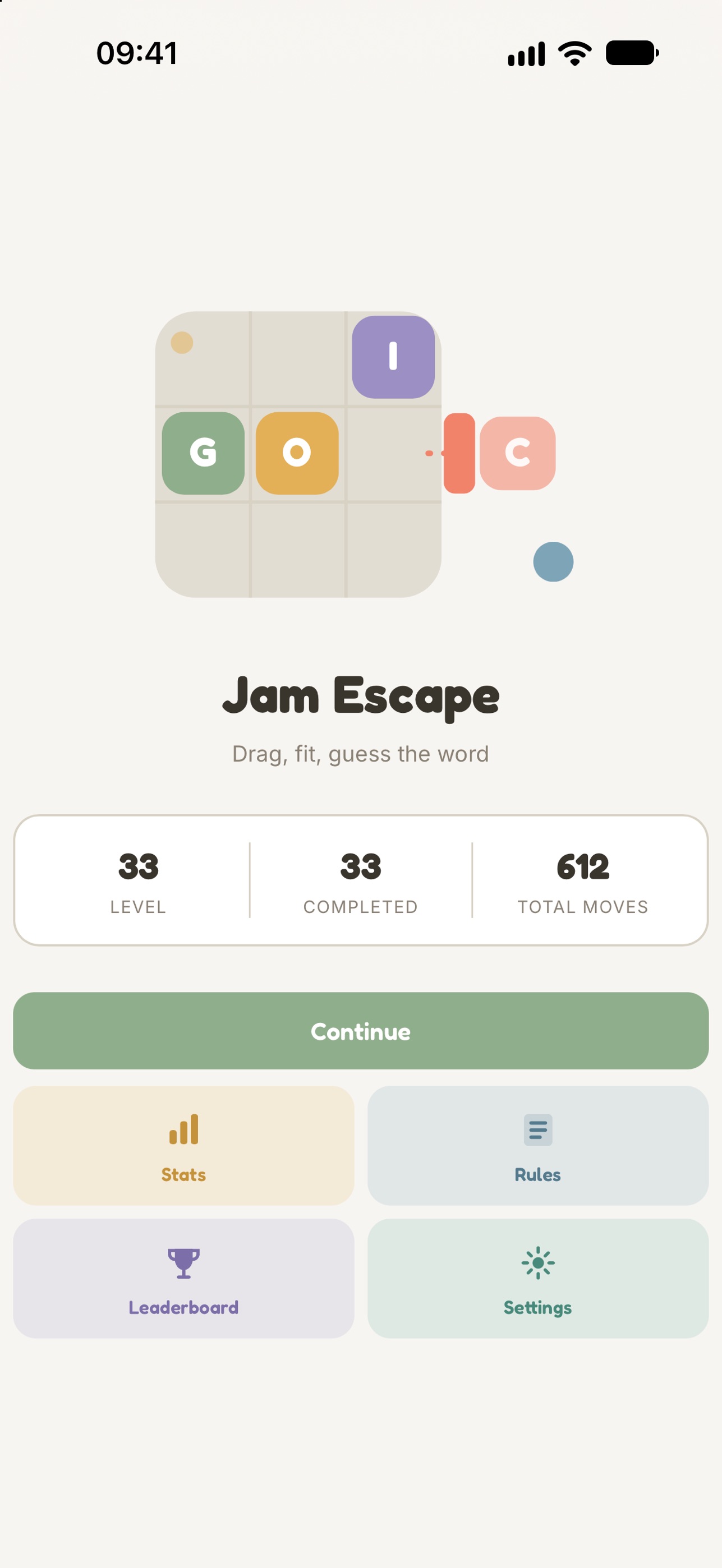 Screenshot 2 of Jam Escape: Puzzle Parole