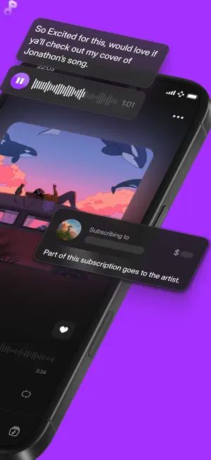 Aria Music: Artists to Fans iPhone screenshot 2