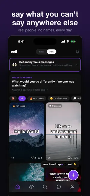 Veil: Anonymous Confessions screenshot 1