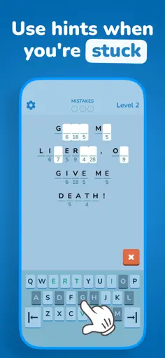 Code Crackle - Cryptogram game - Screenshot 3
