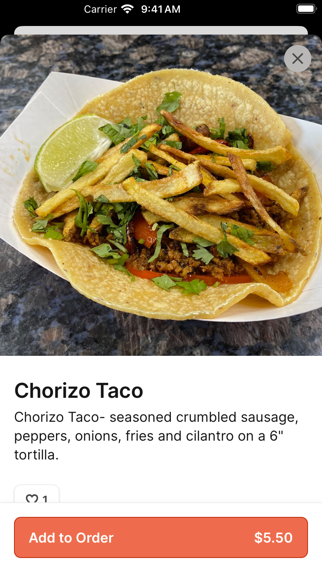 Beach Tacos Mexican Grill iPhone screenshot 3 - Food & Drink app