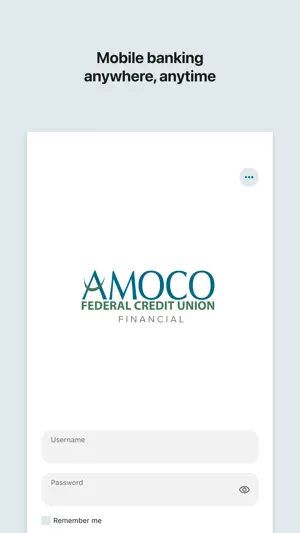 AMOCO FCU Mobile screenshot 1
