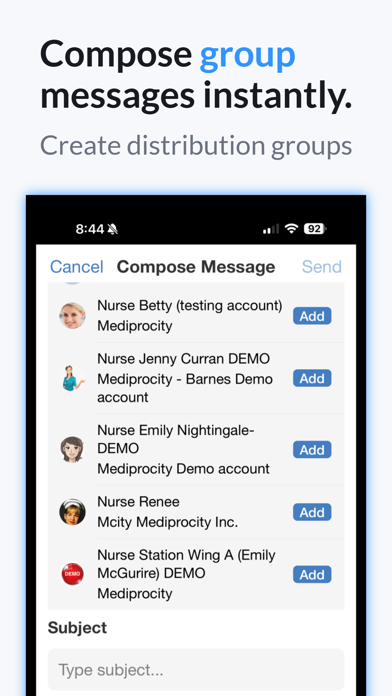 HDMessage iPhone screenshot