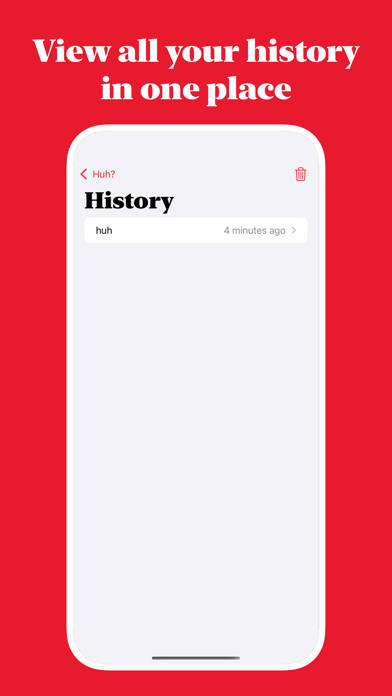 Huh? Dictionary Screenshot