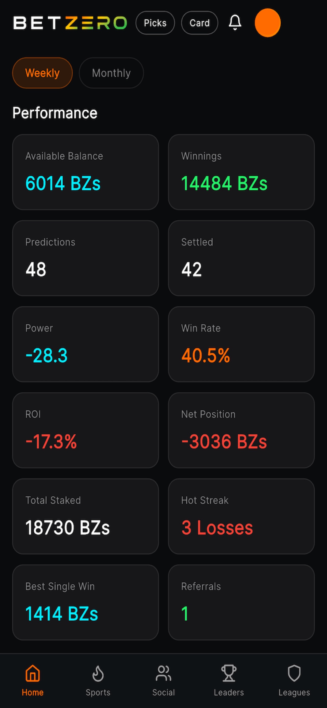 Screenshot 8 of BetZero
