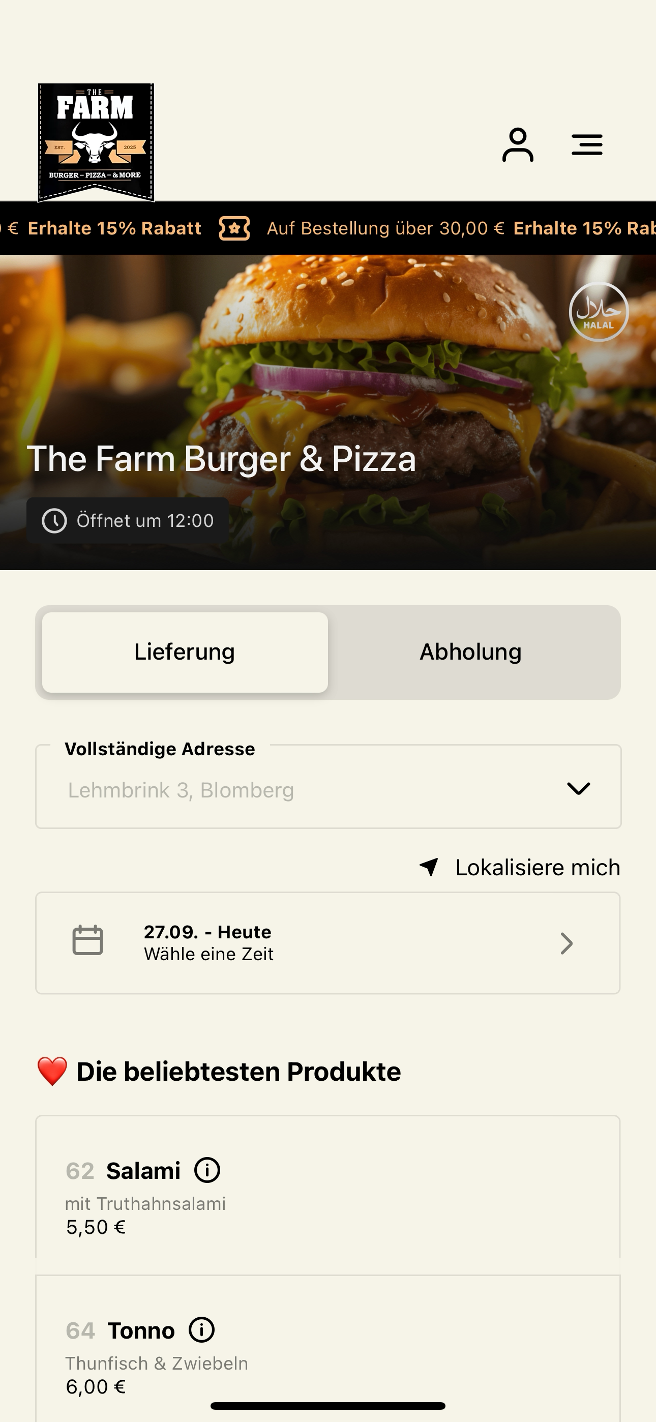 The Farm Burger & Pizza