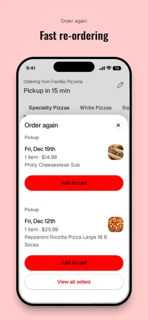 Familia Pizzeria screenshot 4