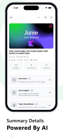 Sumlyze screenshot